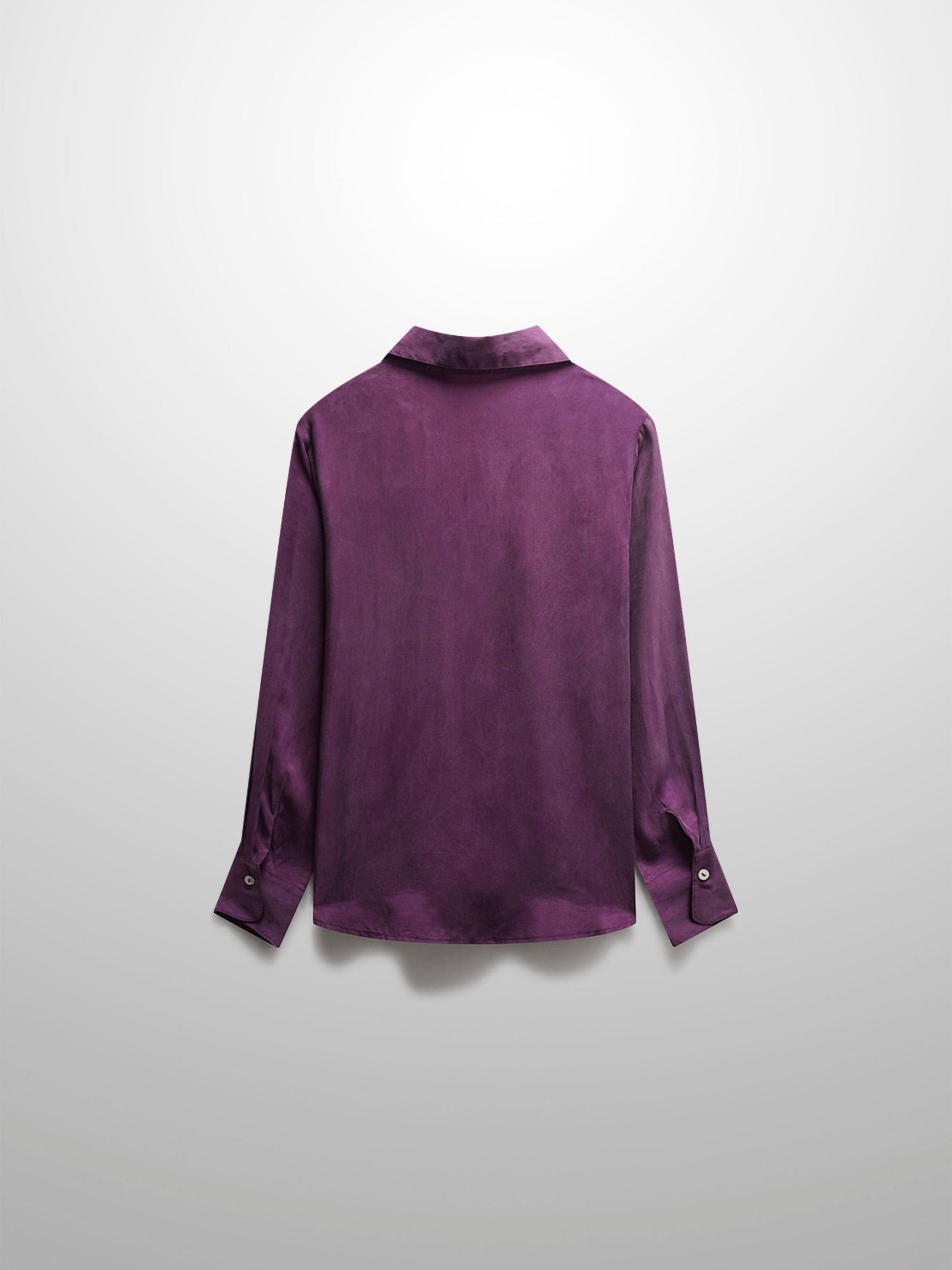 Cupro Blouse-Eggplant-1