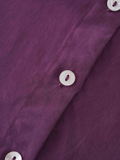 Cupro Blouse-Eggplant-3