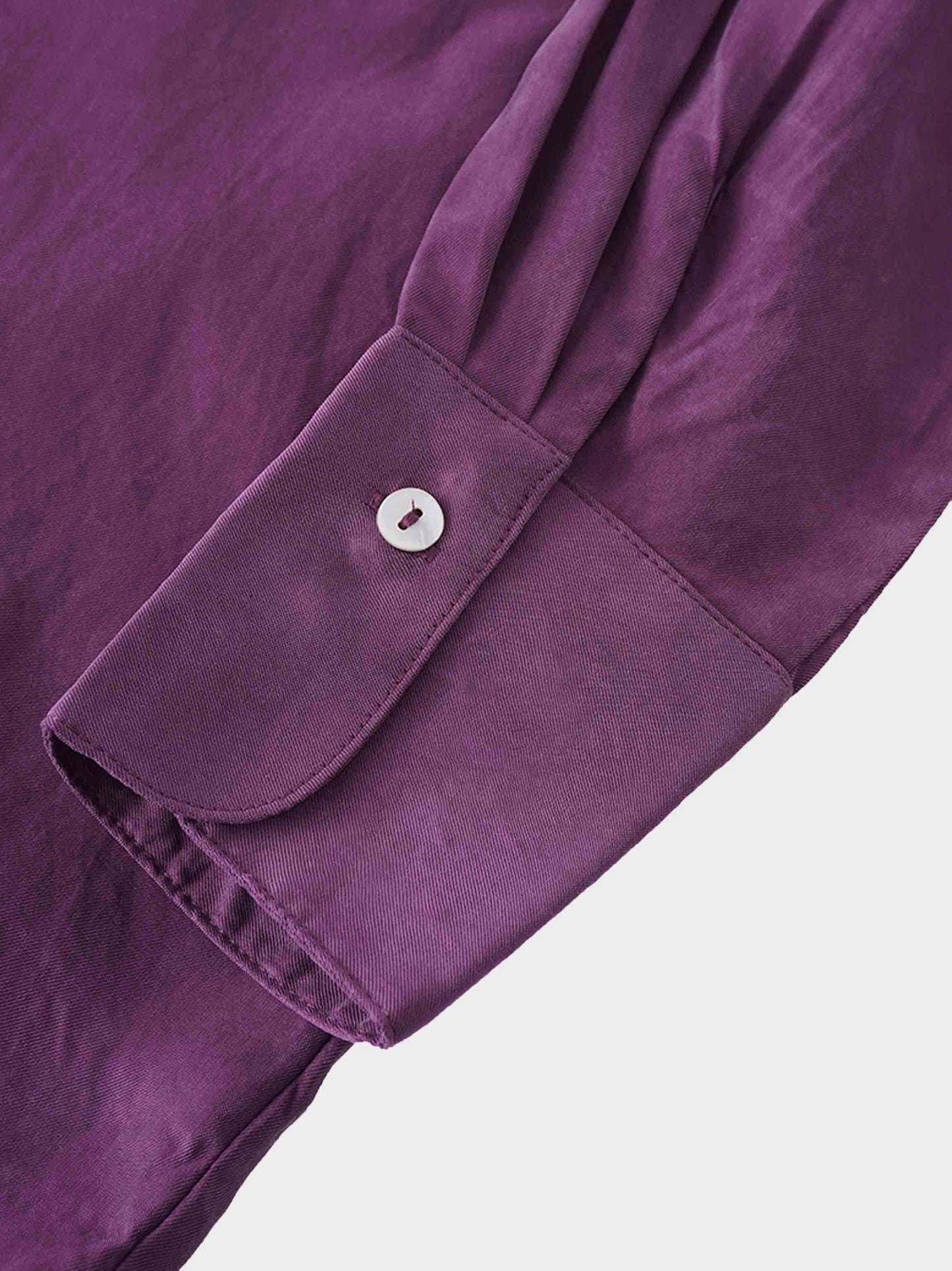 Cupro Blouse-Eggplant-4