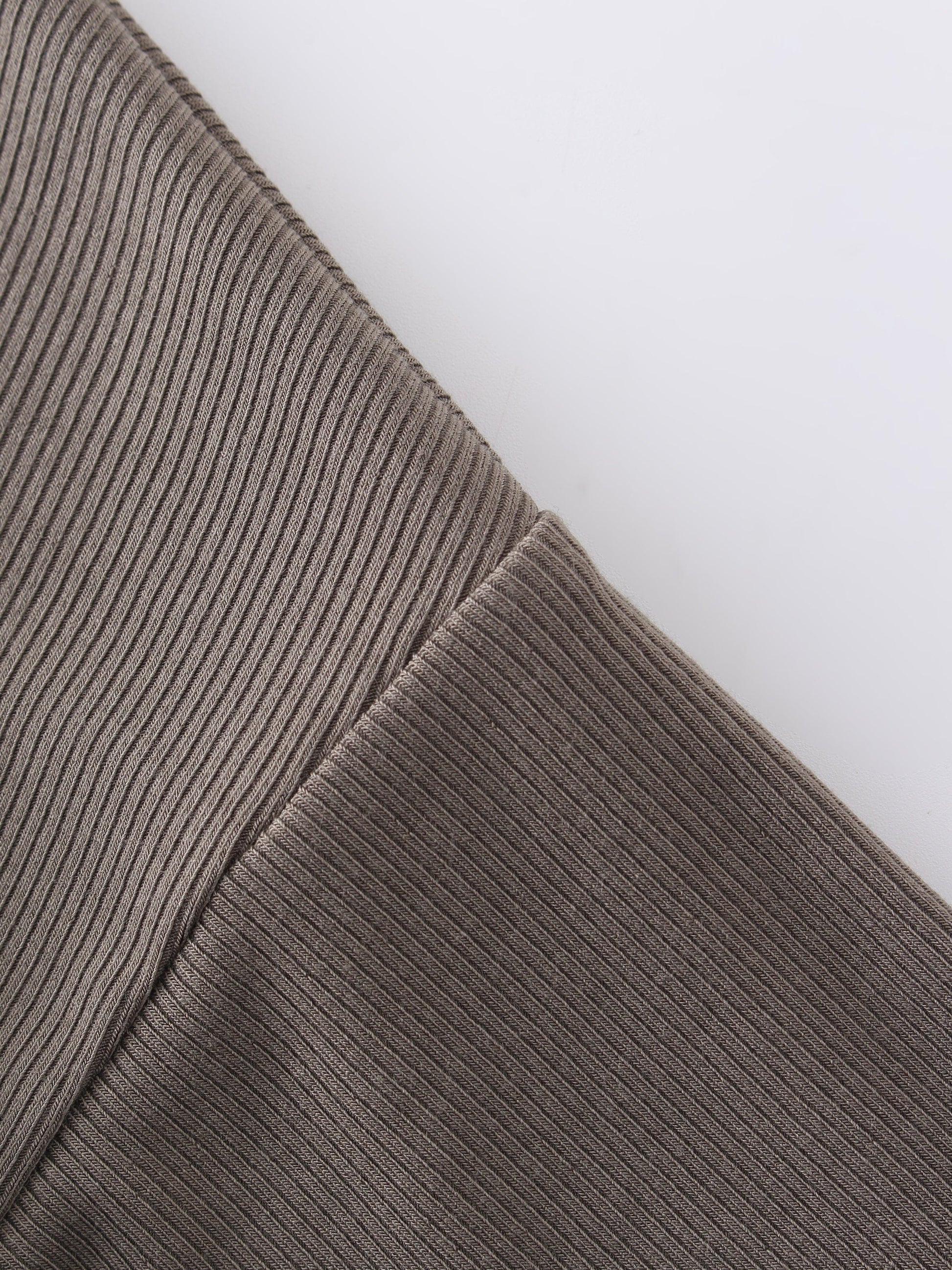 Ribbed Swing Tee-Olive-3