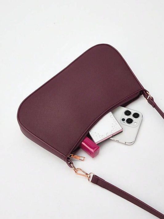 Underarm Single Strap Baguette Bag